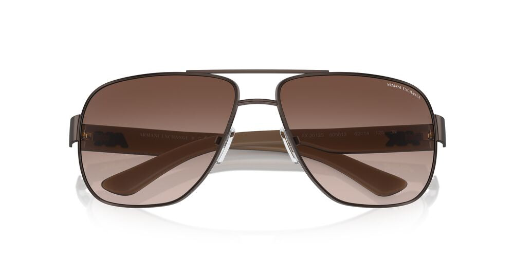 Anteojos De Sol Armani Exchange AX2012S Gris/Café