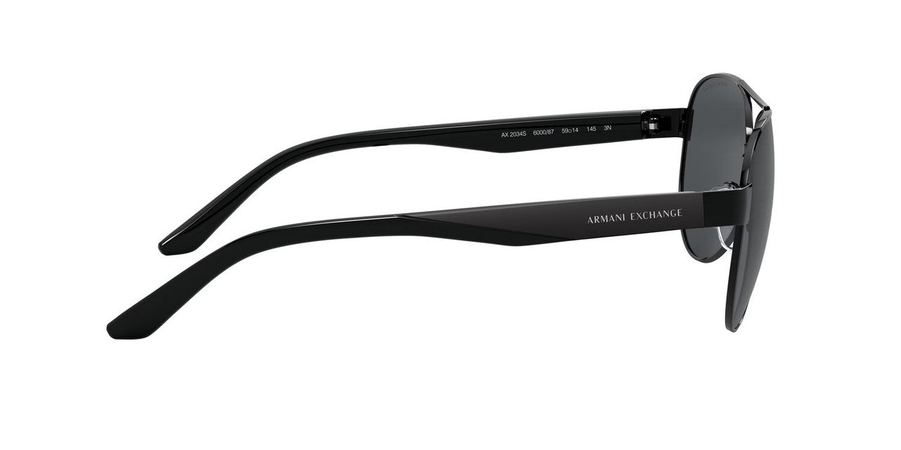 Anteojos De Sol Armani Exchange AX2034S Gris/Negro