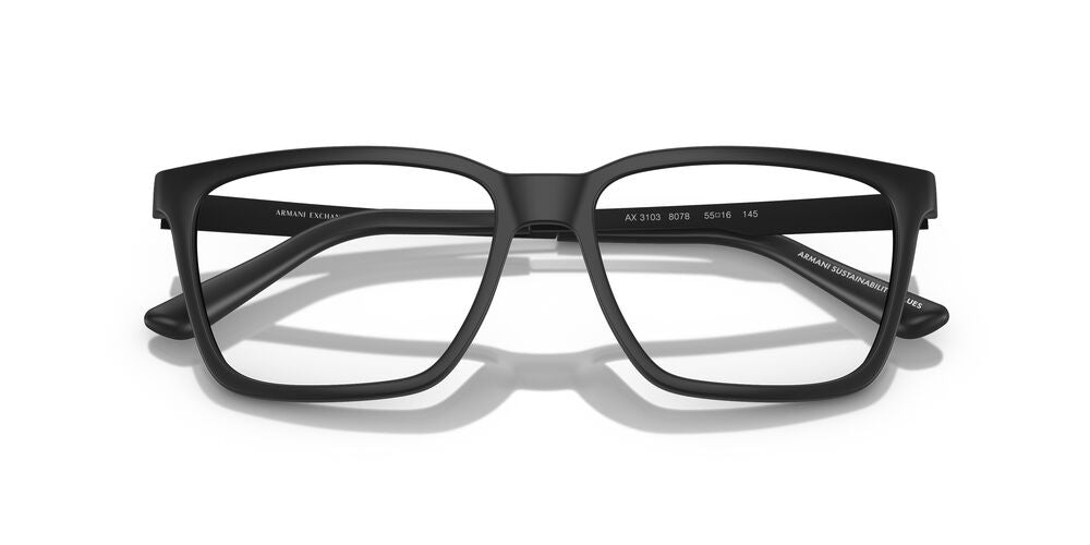 Anteojos Ópticos Armani Exchange AX3103 Negro