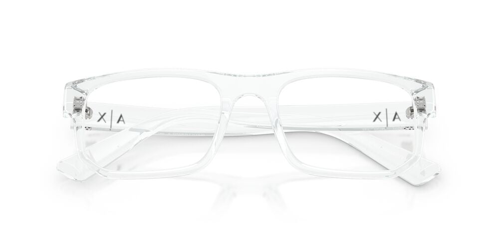 Anteojos Ópticos Armani Exchange AX3135 Shiny Crystal Trasparente