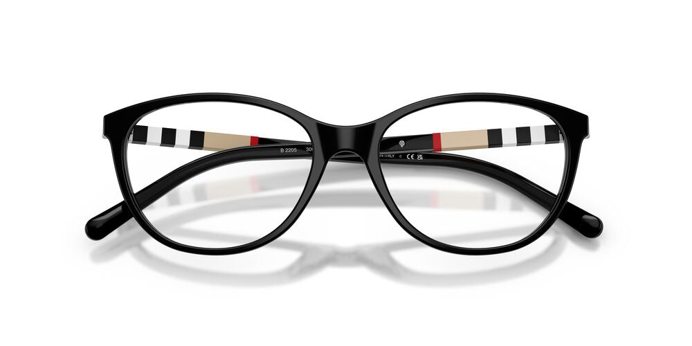 Anteojos Ópticos Burberry BE2205 Negro