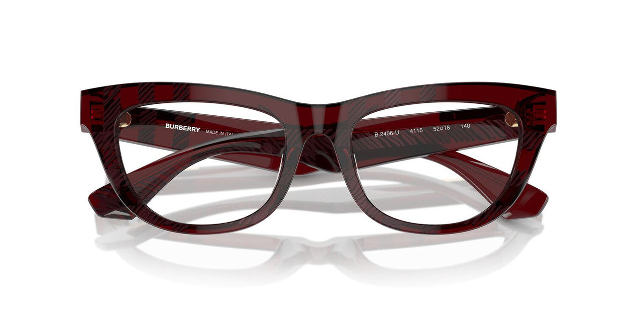 Anteojos Ópticos Burberry BE2406U Rojo