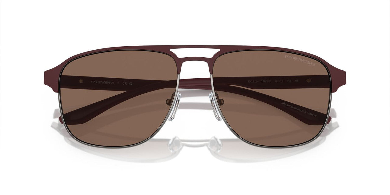 Anteojos De Sol Emporio Armani 0EA2144 Café/Negro