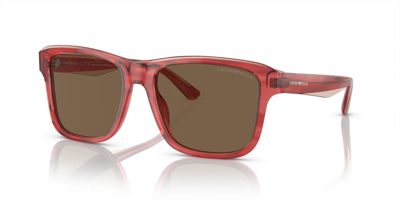 Anteojos De Sol Emporio Armani EA4208 Café/Burdeo