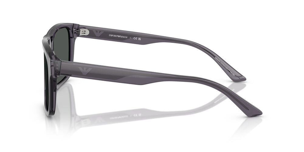 Anteojos De Sol Emporio Armani EA4232 Transparent Dark Grey Smoke Gris/Gris