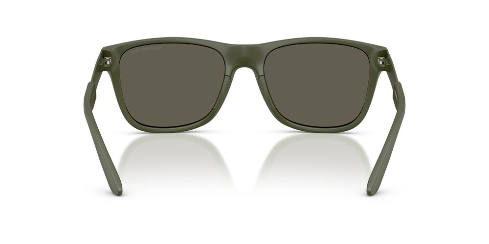 Anteojos De Sol Emporio Armani EA4243 Matte Green Dark Brown Café/Verde