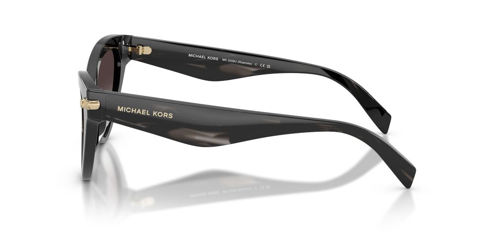 Anteojos De Sol Michael Kors MK2259U Roanoke Black Horn Light Grey Gradient