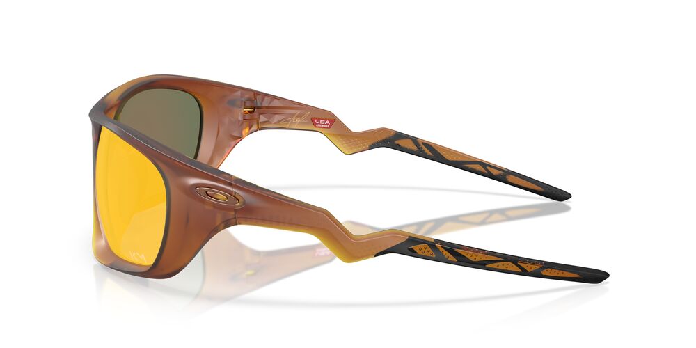 Anteojos De Sol Oakley OO9431 Lateralis Matte Dark Amber Prizm Ruby Rojo/Café