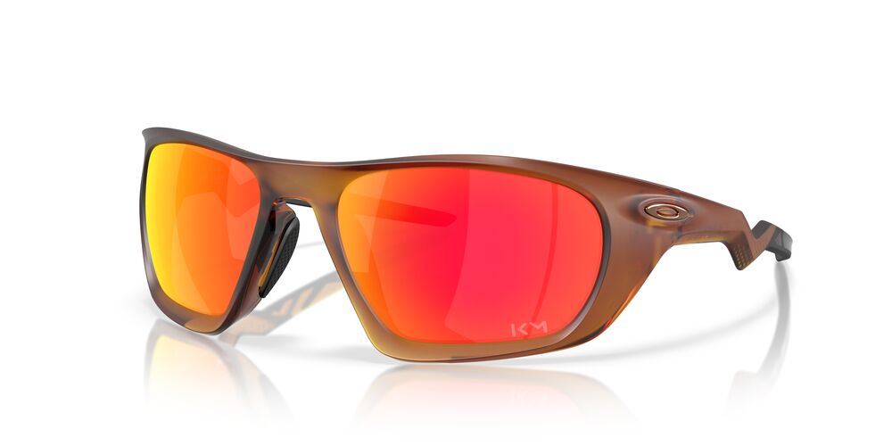 Anteojos De Sol Oakley OO9431 Lateralis Matte Dark Amber Prizm Ruby Rojo/Café