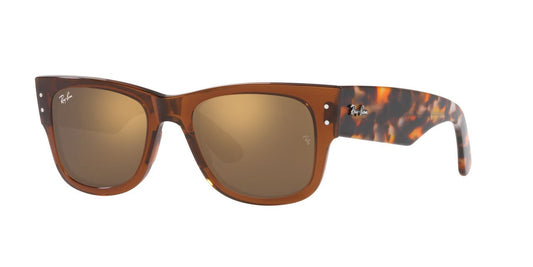 Anteojos De Sol Ray-Ban RB0840S Mega Wayfarer Café/Café