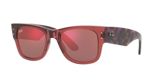 Anteojos De Sol Ray-Ban RB0840S Mega Wayfarer Café/Rosa