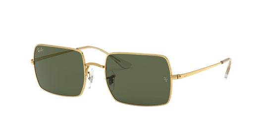 Anteojos De Sol Ray-Ban RB1969 Rectangle Verde/Dorado