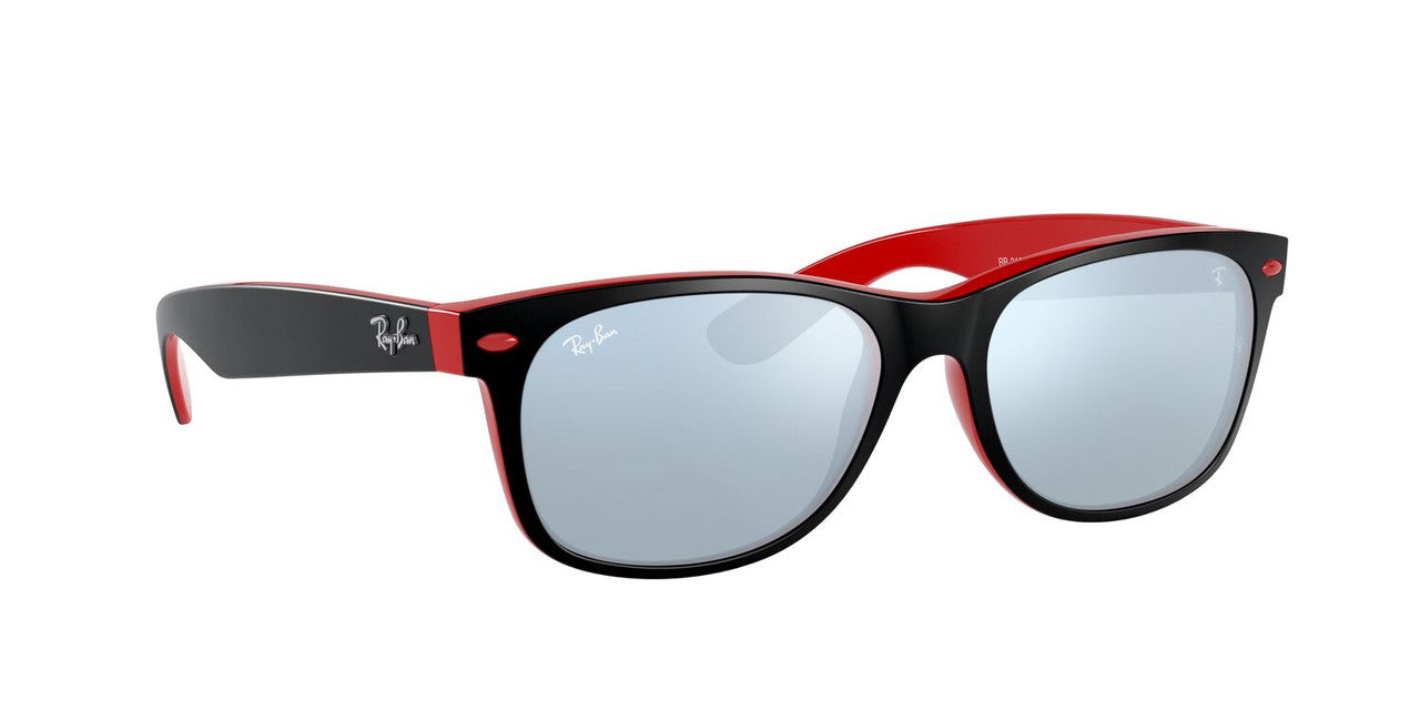 Anteojos De Sol Ray-Ban RB2132M New Wayfarer Plata/Negro