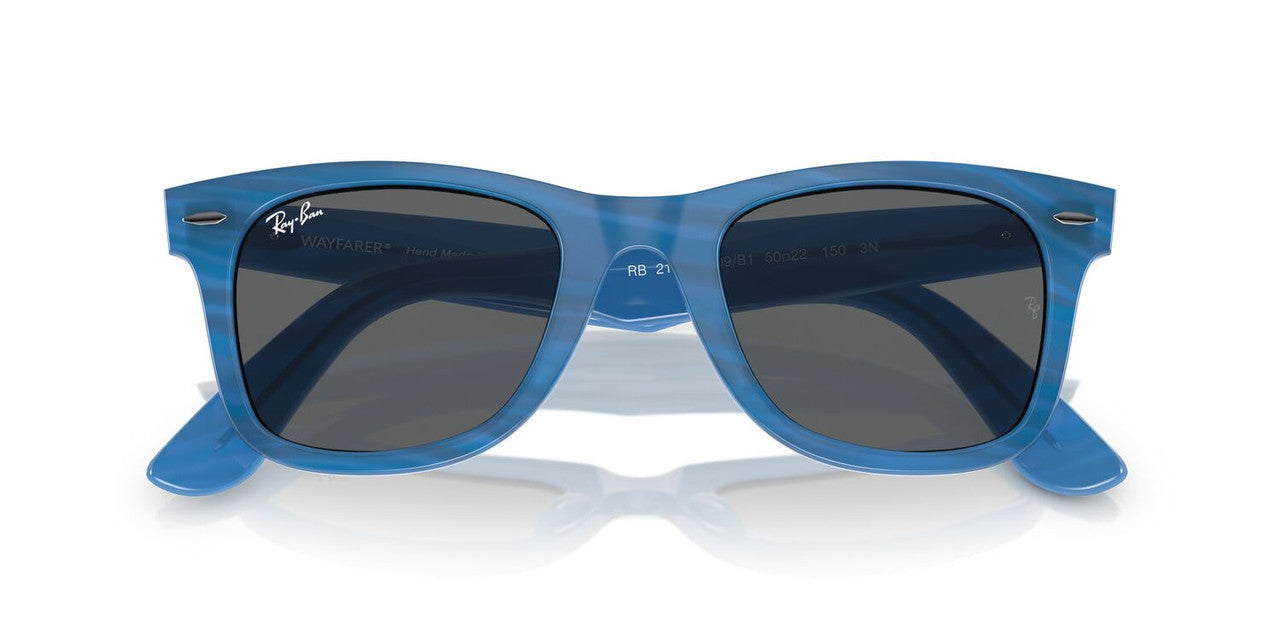 Anteojos De Sol Ray-Ban RB2140 Wayfarer Gris/Azul