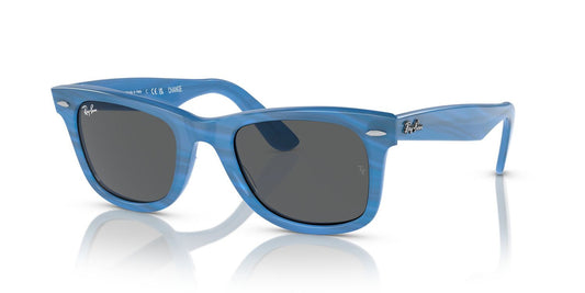 Anteojos De Sol Ray-Ban RB2140 Wayfarer Gris/Azul