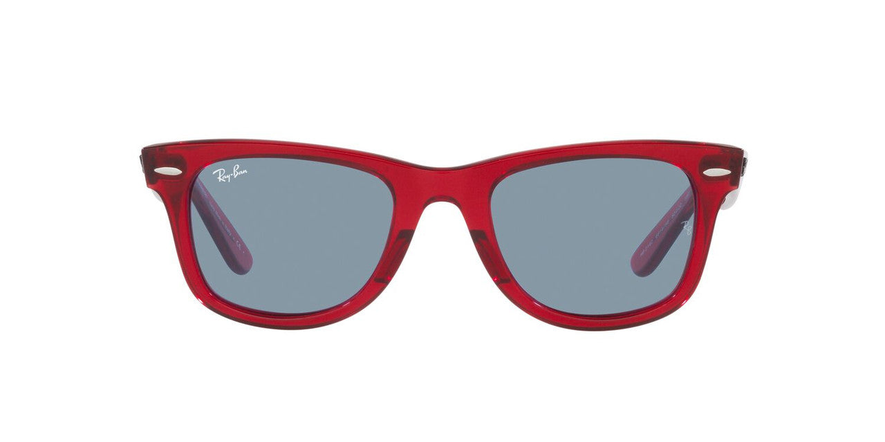 Anteojos De Sol Ray-Ban RB2140 Wayfarer Azul/Rojo
