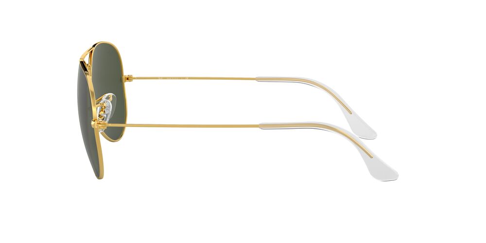 Anteojos De Sol Ray-Ban RB3025 Aviator Large Metal Verde/Dorado