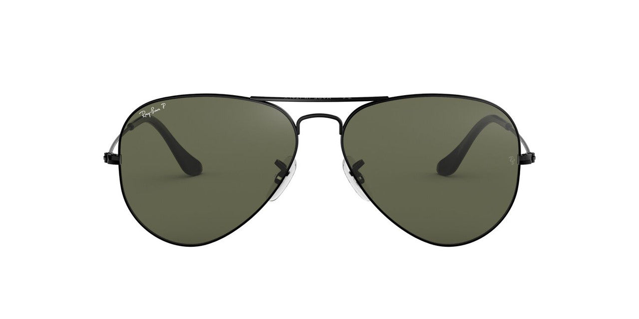 Anteojos De Sol Ray-Ban RB3025 Aviator Large Metal Verde/Negro