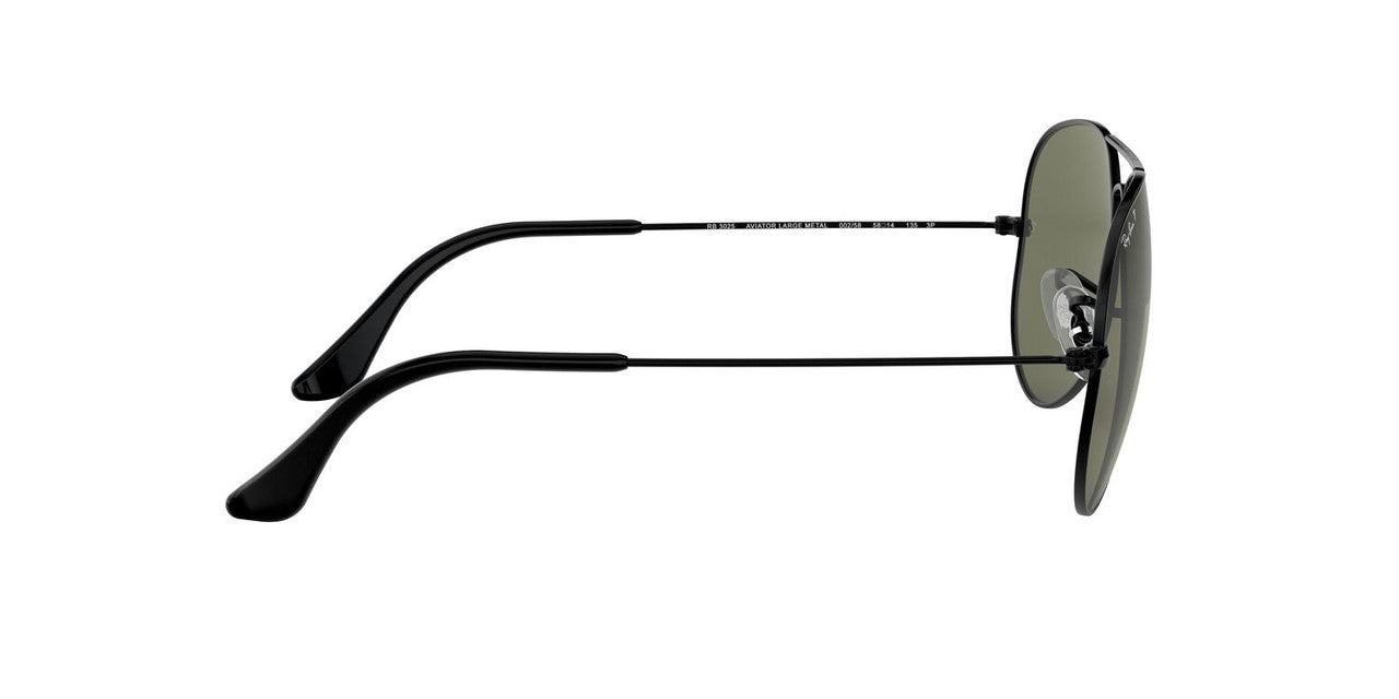 Anteojos De Sol Ray-Ban RB3025 Aviator Large Metal Verde/Negro