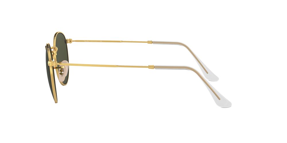 Anteojos De Sol Ray-Ban RB3447 Round Metal Verde/Dorado