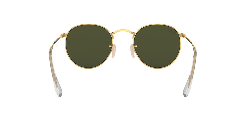 Anteojos De Sol Ray-Ban RB3447 Round Metal Verde/Dorado