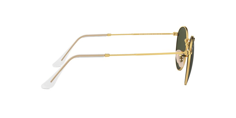 Anteojos De Sol Ray-Ban RB3447 Round Metal Verde/Dorado