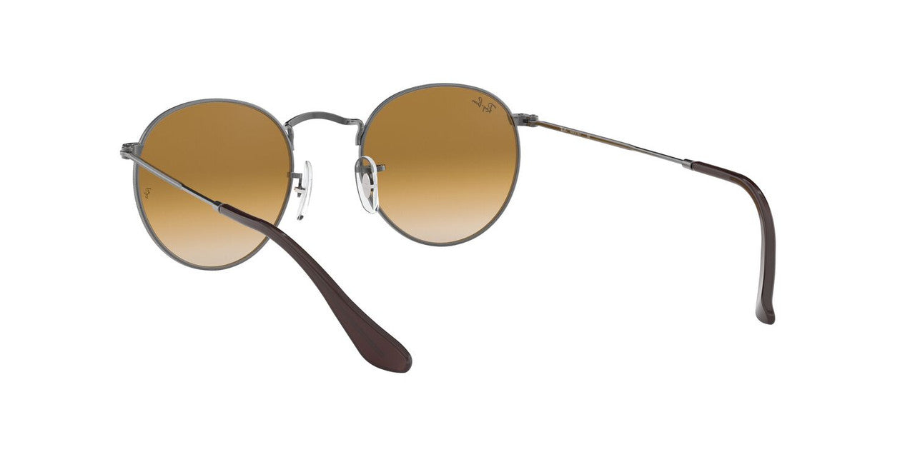 Anteojos De Sol Ray-Ban RB3447 Round Metal Plata/Gris