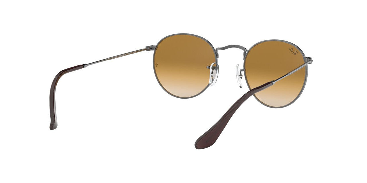 Anteojos De Sol Ray-Ban RB3447 Round Metal Plata/Gris