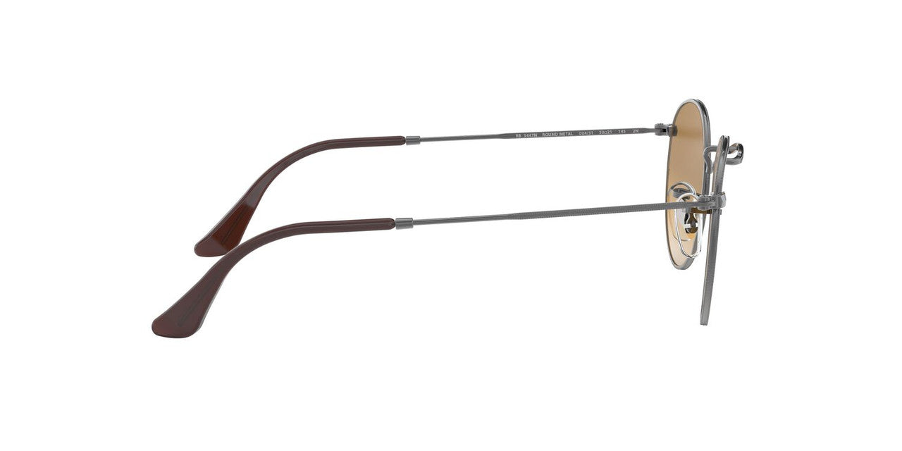 Anteojos De Sol Ray-Ban RB3447 Round Metal Plata/Gris