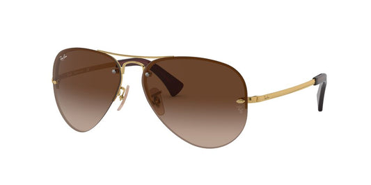 Anteojos De Sol Ray-Ban RB3449 Café/Dorado