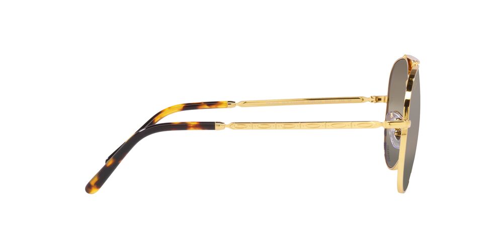 Anteojos De Sol Ray-Ban RB3625 New Aviator Café/Dorado