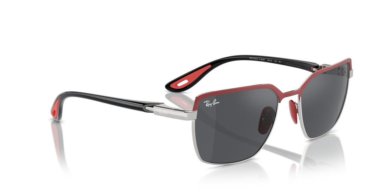 Anteojos De Sol Ray-Ban RB3743M Gris/Rojo