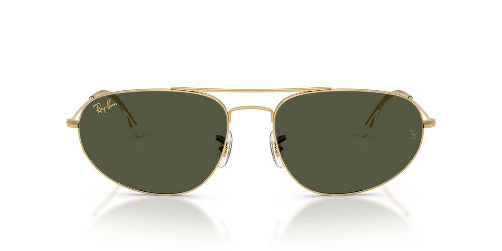 Anteojos De Sol Ray-Ban RB3945 Oro Legend Green Verde/Dorado