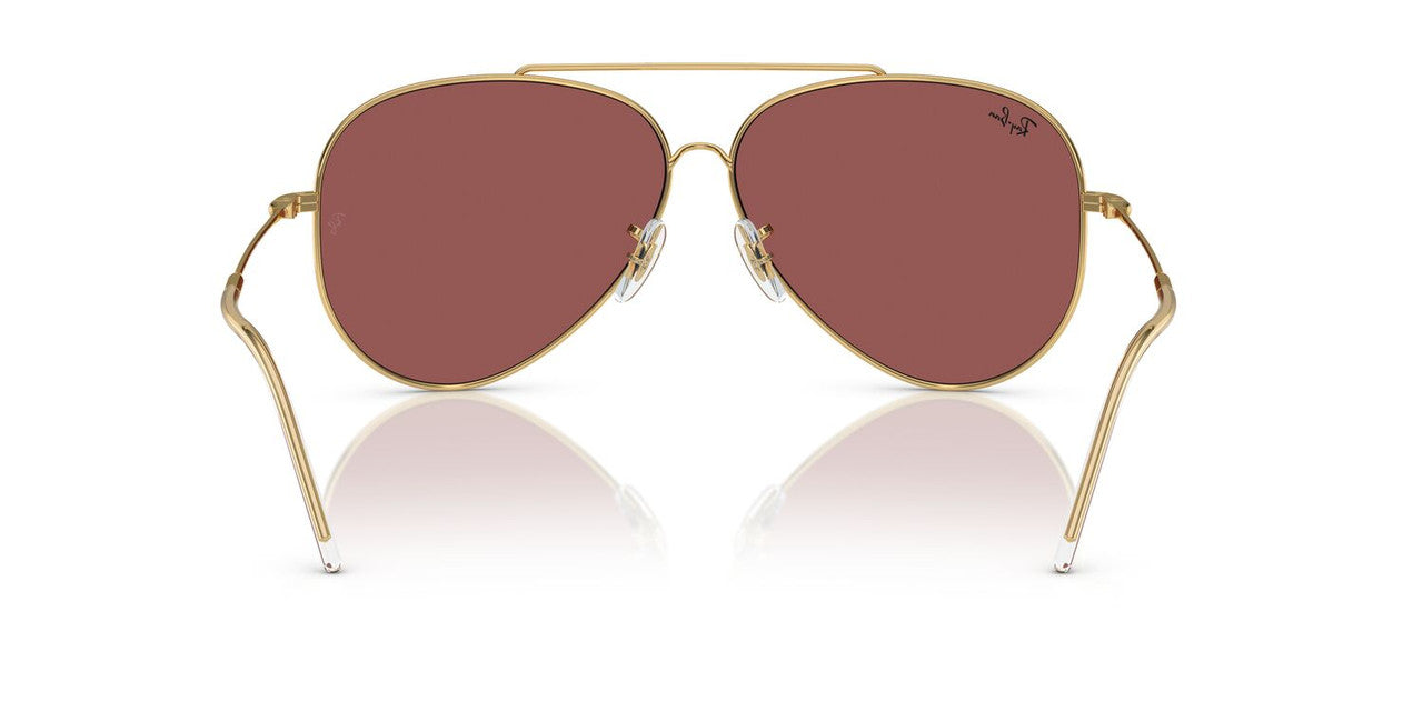 Anteojos De Sol Ray-Ban RBR0101S Aviator Reverse Burdeos/Dorado