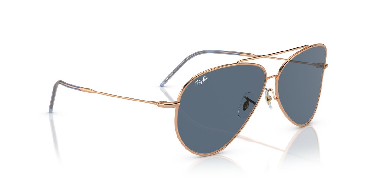 Anteojos De Sol Ray-Ban RBR0101S Aviator Reverse Azul/Rosa