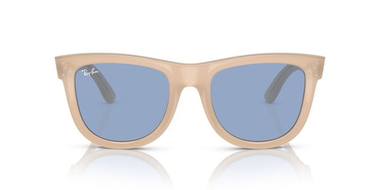 Anteojos De Sol Ray-Ban RBR0502S Wayfarer Reverse Celeste/Beige