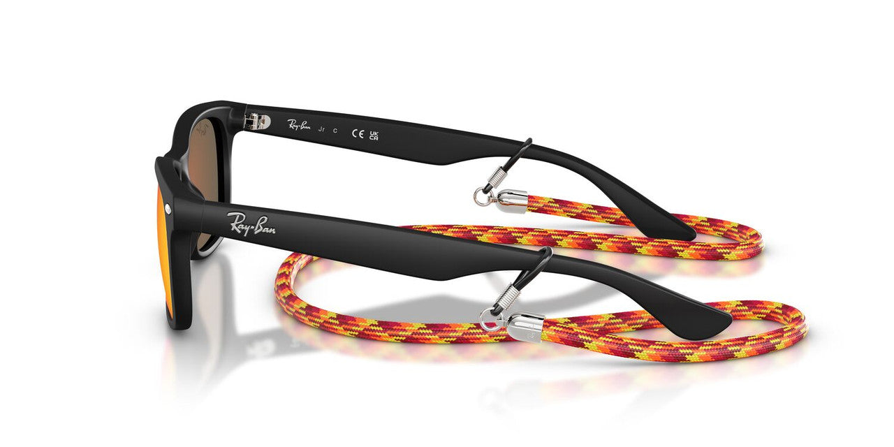 Anteojos De Sol Ray-Ban RJ9052S Junior New Wayfarer Naranja/Negro