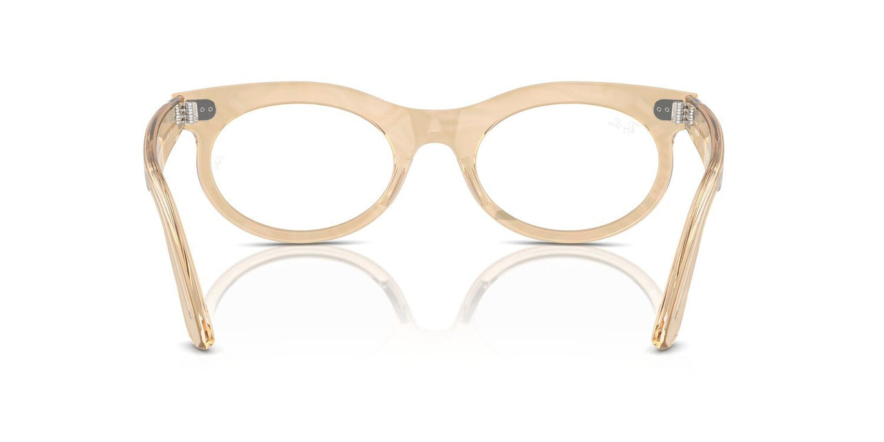 Anteojos Ópticos Ray-Ban RX2242V Wayfarer Oval Café