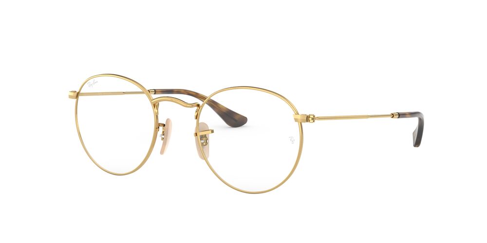 Anteojos Ópticos Ray-Ban RX3447V Round Metal Dorado