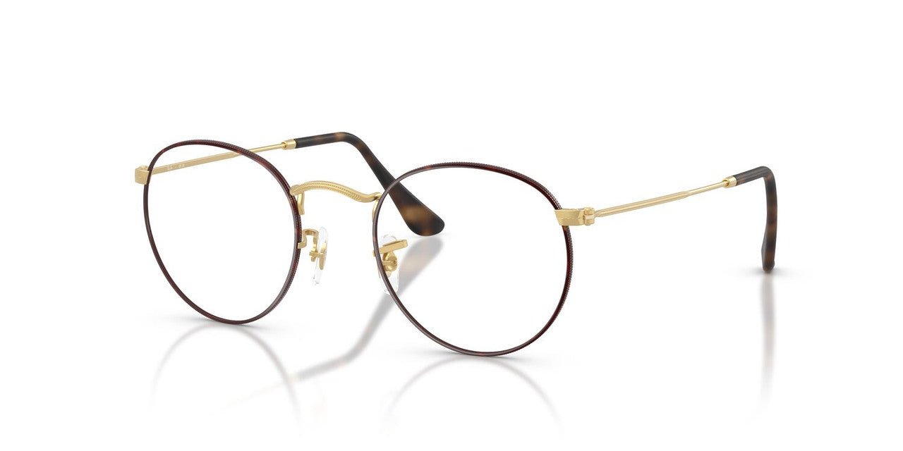 Anteojos Ópticos Ray-Ban RX3447V Round Metal Havana
