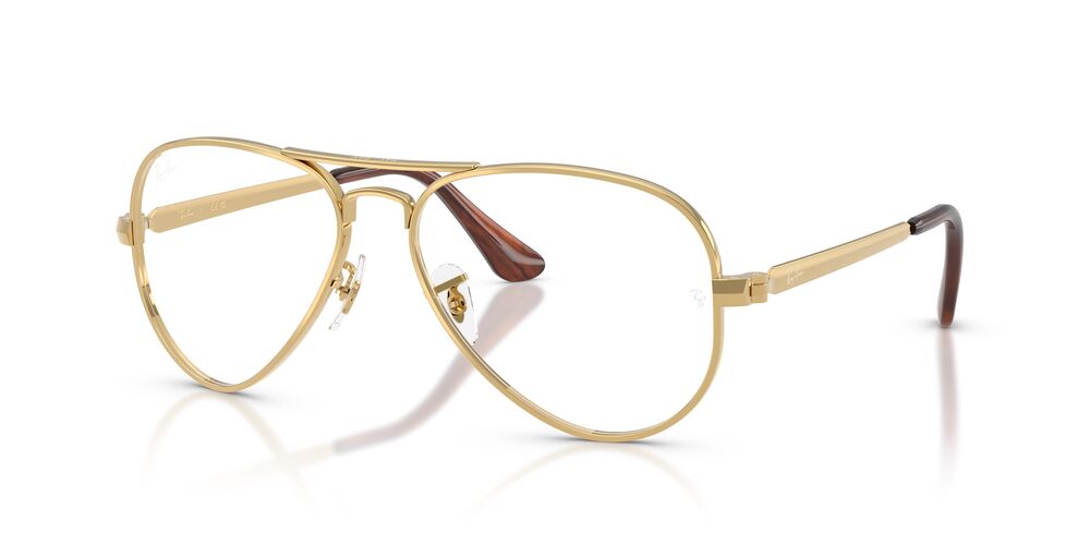 Anteojos Ópticos Ray-Ban RX3925V Aviator Max Arista Dorado