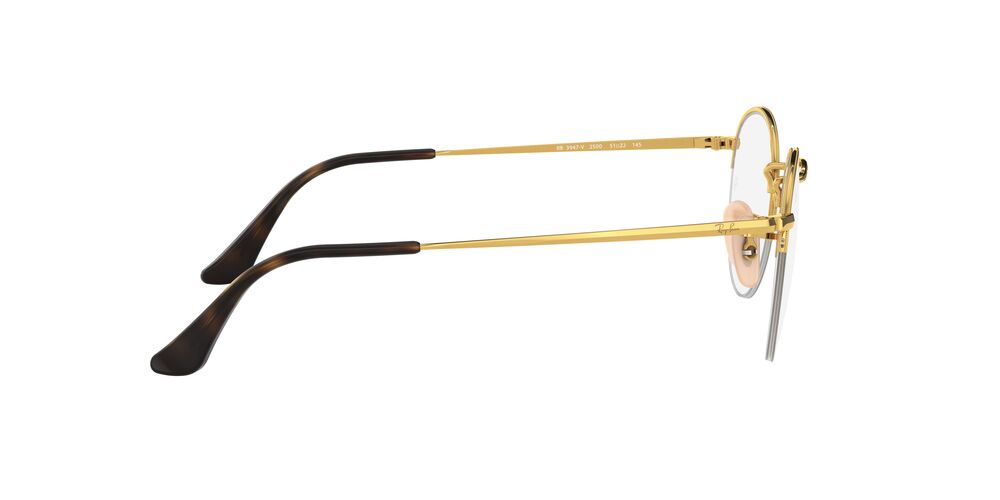 Anteojos Ópticos Ray-Ban RX3947V Round Gaze Dorado