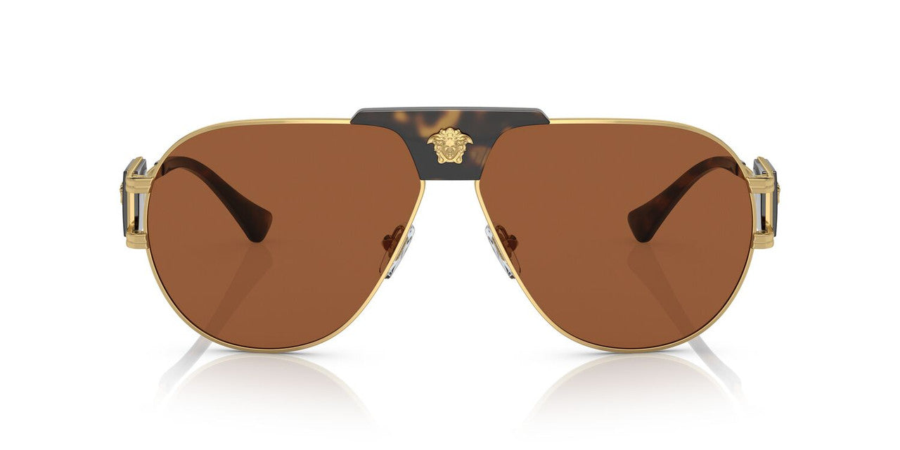 Anteojos De Sol Versace VE2252 Café/Dorado