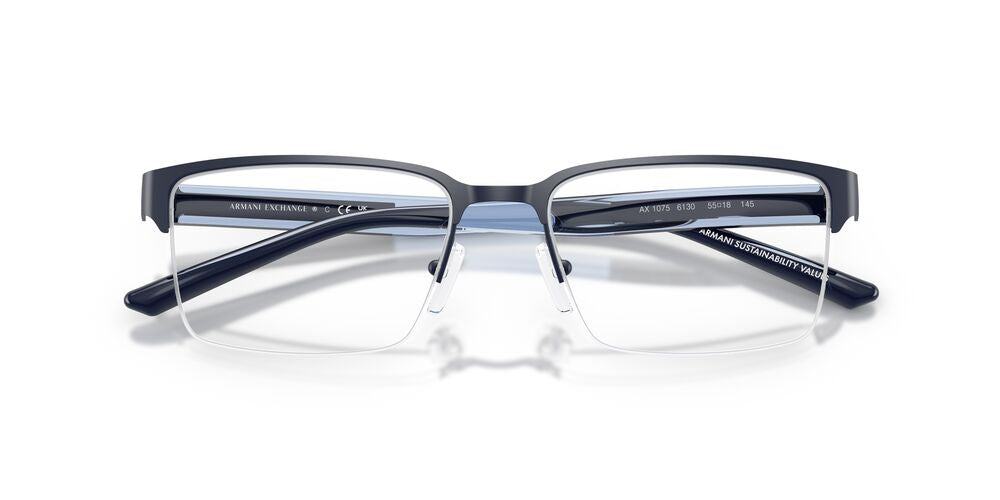 Anteojos Ópticos Armani Exchange 0AX1075 Matte Blue Azul