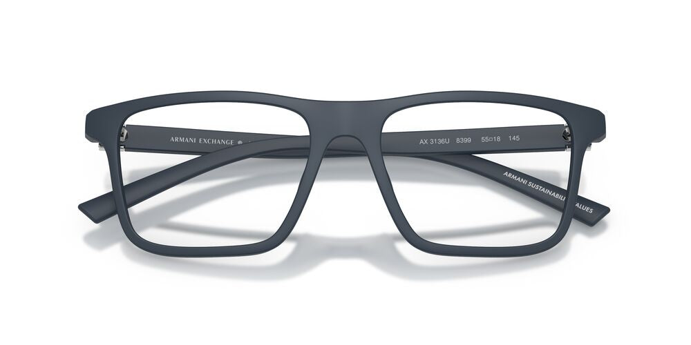 Anteojos Ópticos Armani Exchange 0AX3136U Matte Blue