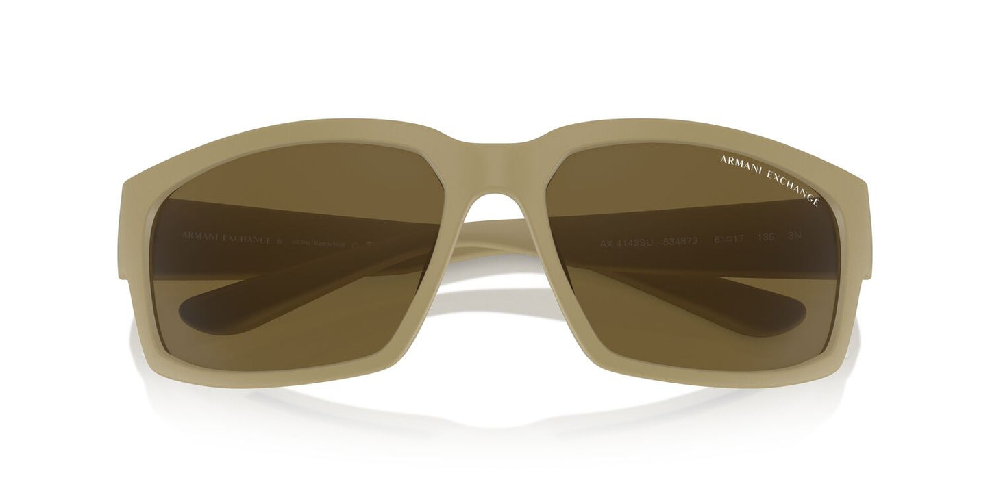 Anteojos De Sol Armani Exchange AX4142SU Café/Beige