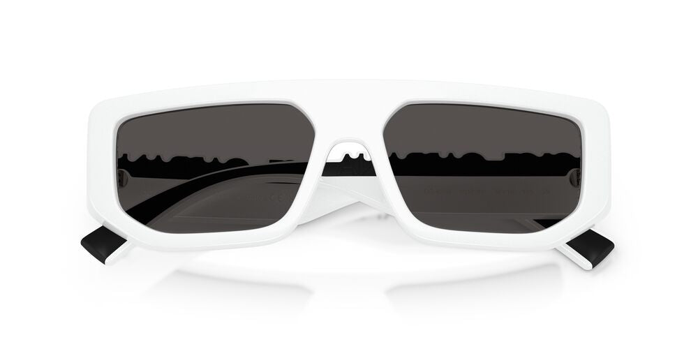Anteojos De Sol Dolce DG6203 White Dark Grey Gris/Blanco
