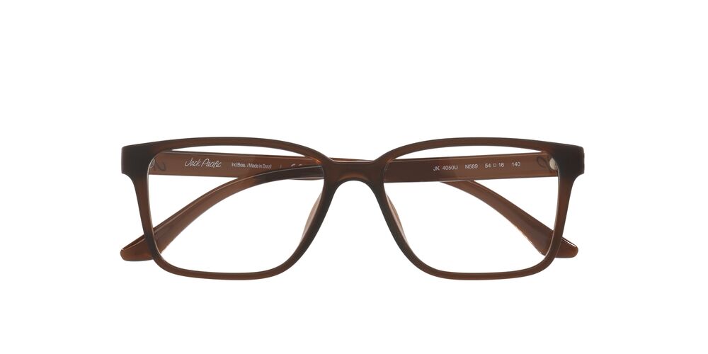 Anteojos Ópticos Jack Pacific 0JK4050U Translucent Dark Brown Café