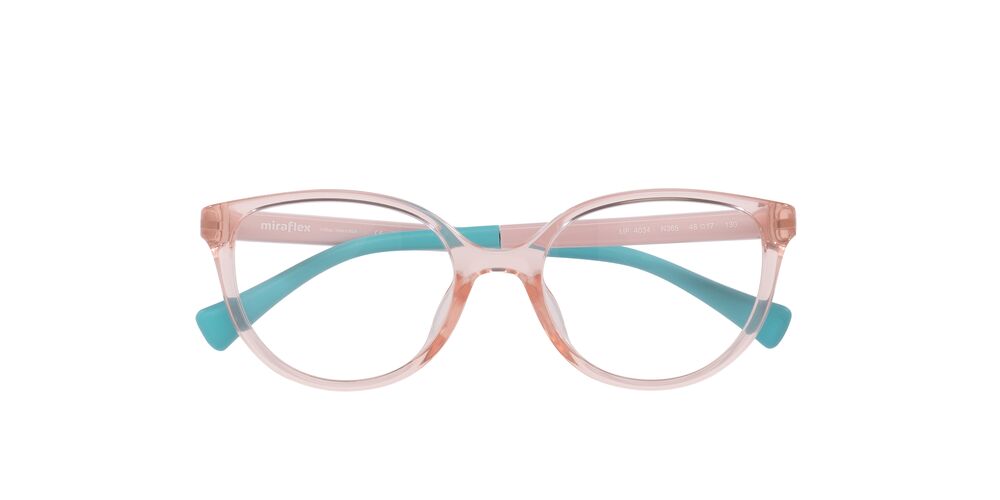 Anteojos Ópticos Miraflex 0MF4034 Translucent Coral Rojo
