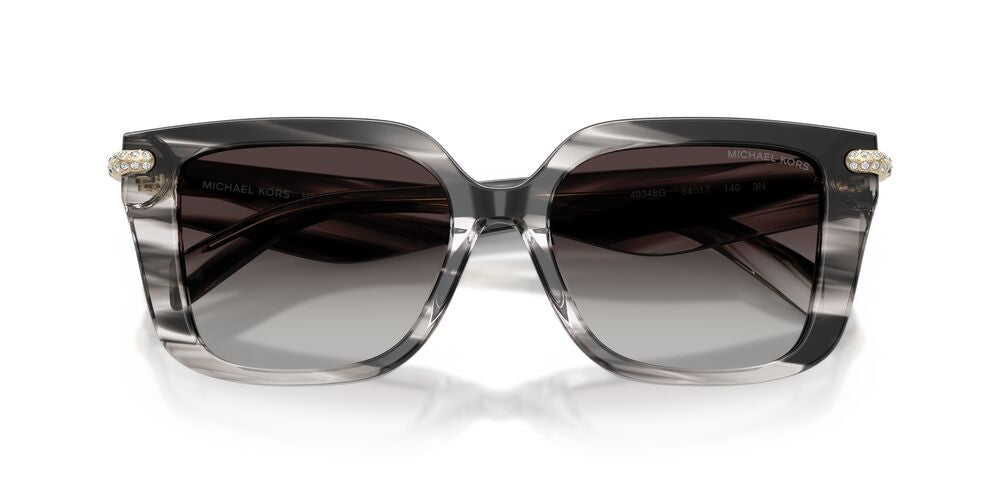 Anteojos De Sol Michael Kors 0MK2275BU Santo Domingo Gris/Negro